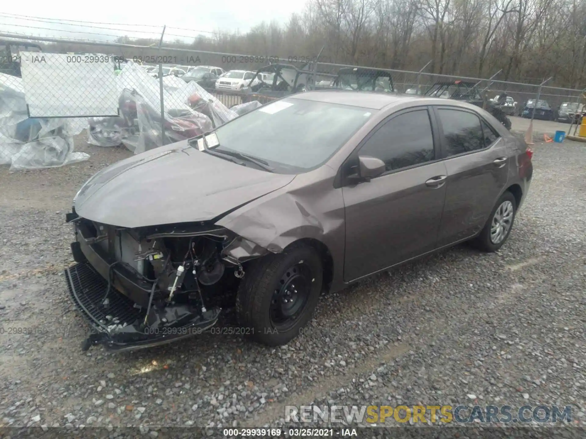 2 Photograph of a damaged car 2T1BURHE6KC226599 TOYOTA COROLLA 2019