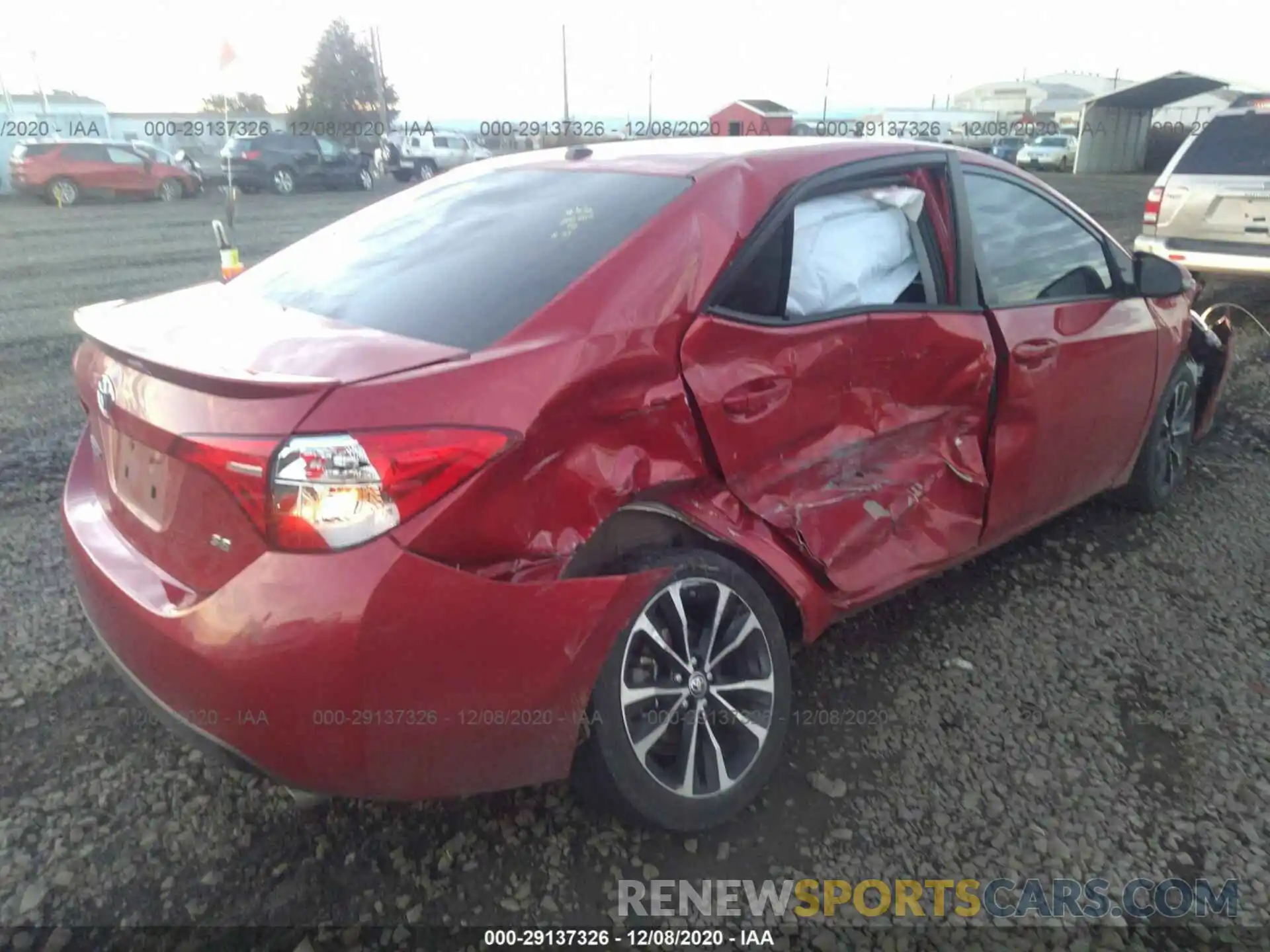 4 Photograph of a damaged car 2T1BURHE6KC226750 TOYOTA COROLLA 2019