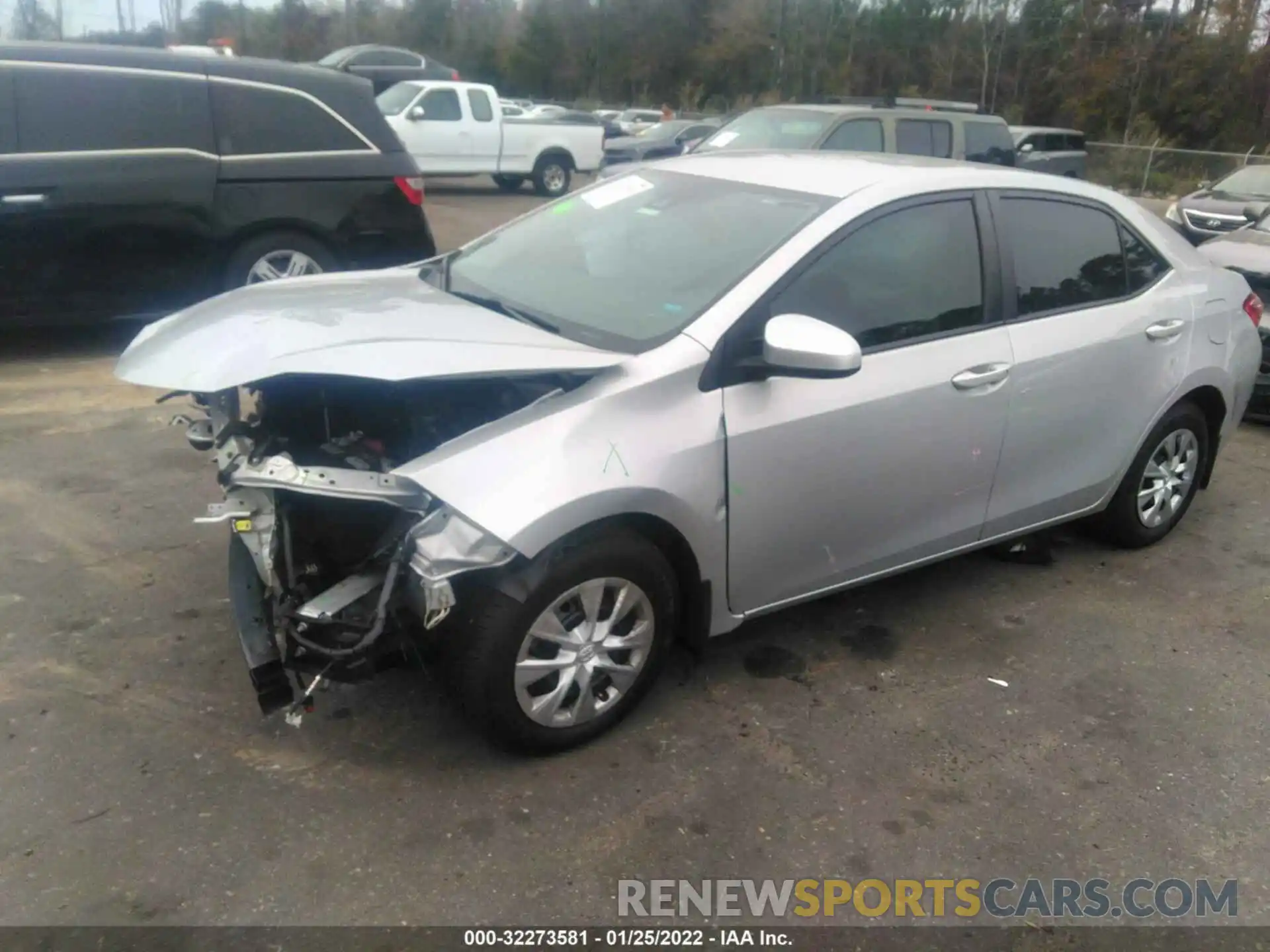 2 Photograph of a damaged car 2T1BURHE6KC226859 TOYOTA COROLLA 2019