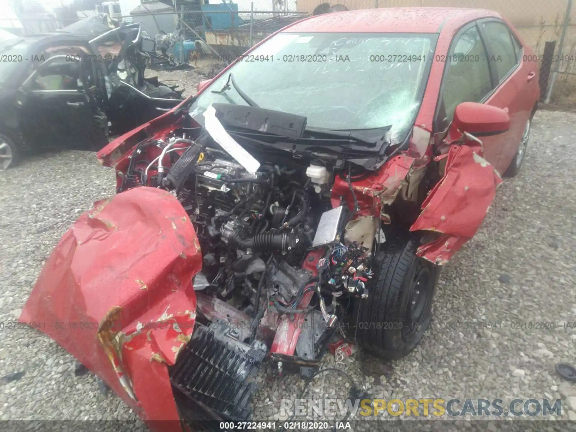 6 Photograph of a damaged car 2T1BURHE6KC227431 TOYOTA COROLLA 2019