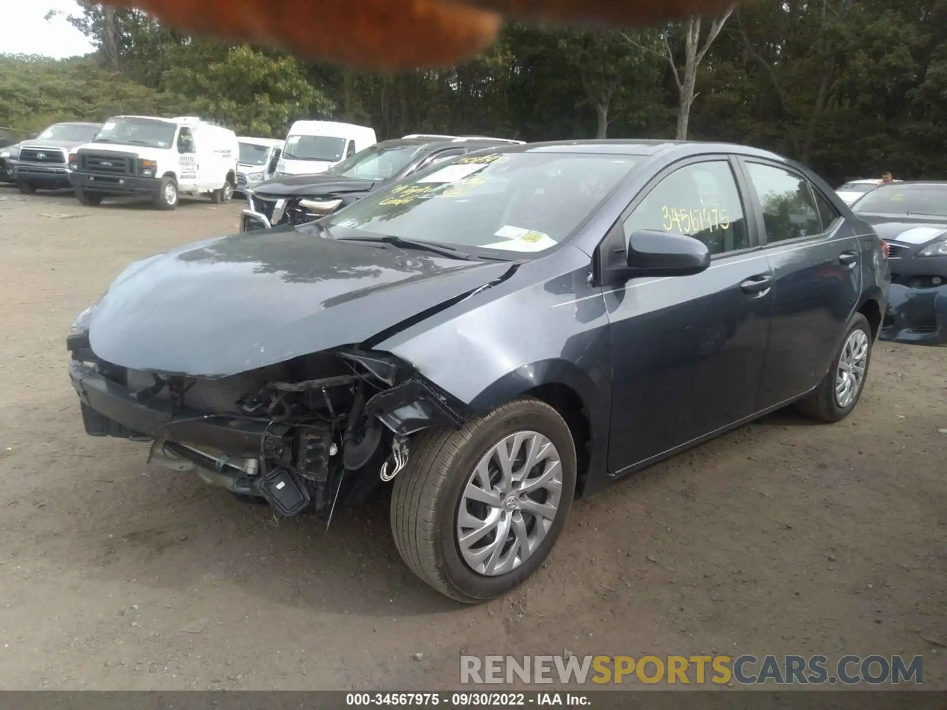 2 Photograph of a damaged car 2T1BURHE6KC227882 TOYOTA COROLLA 2019