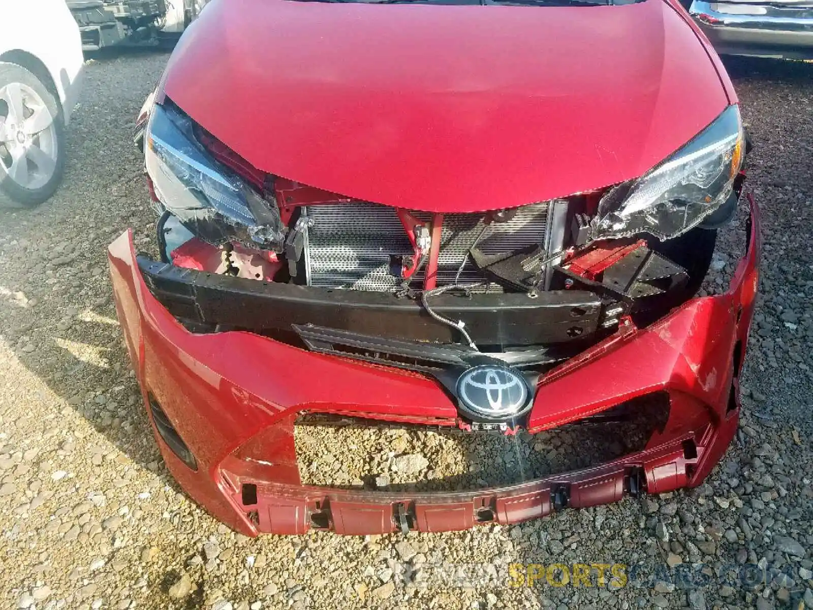 9 Photograph of a damaged car 2T1BURHE6KC227929 TOYOTA COROLLA 2019