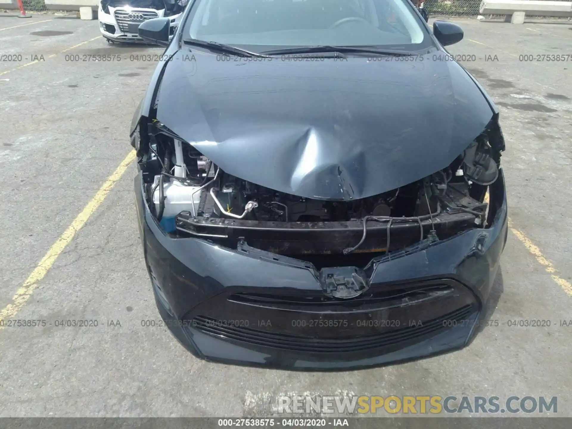 6 Photograph of a damaged car 2T1BURHE6KC228207 TOYOTA COROLLA 2019