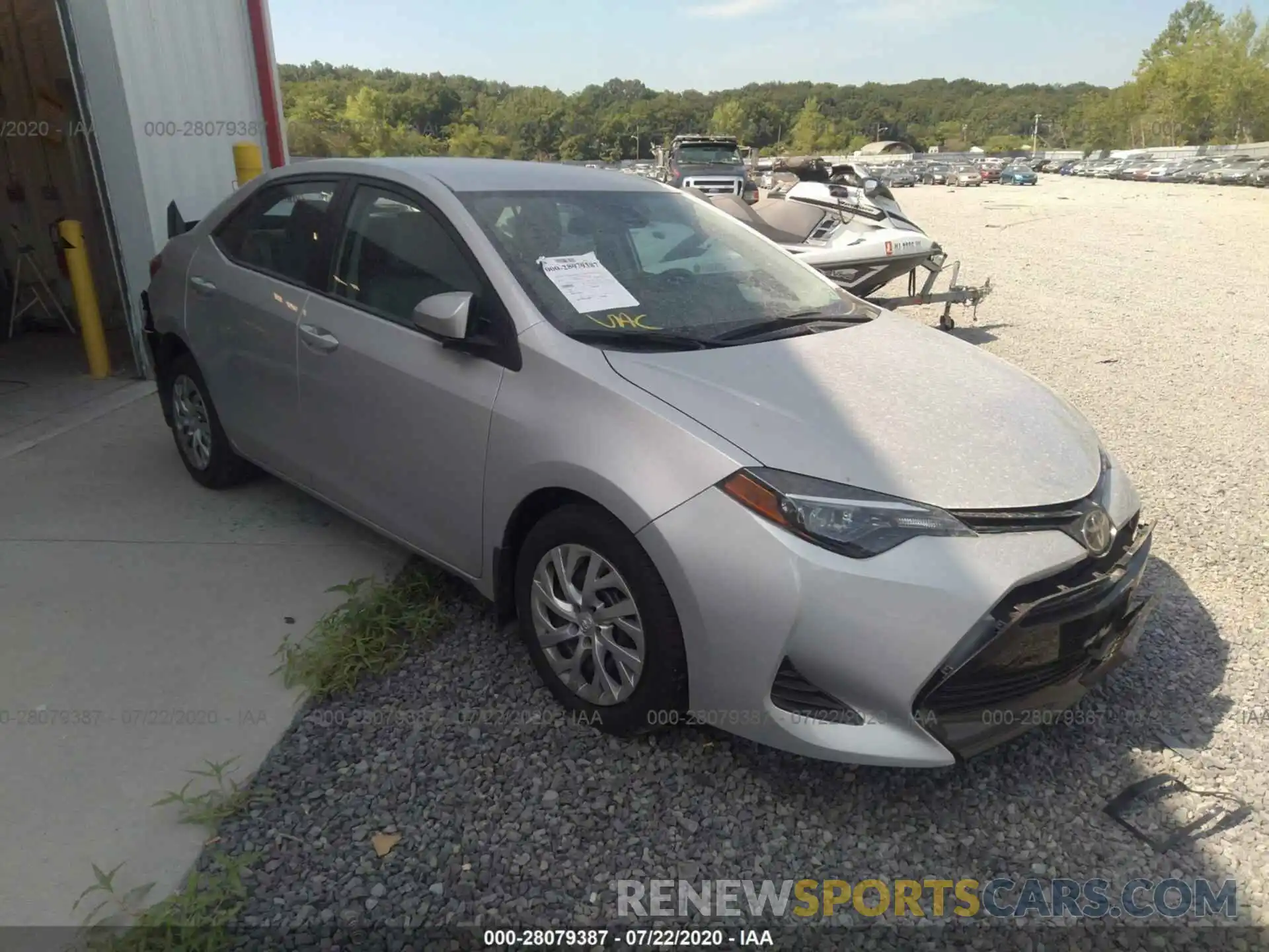 1 Photograph of a damaged car 2T1BURHE6KC228482 TOYOTA COROLLA 2019