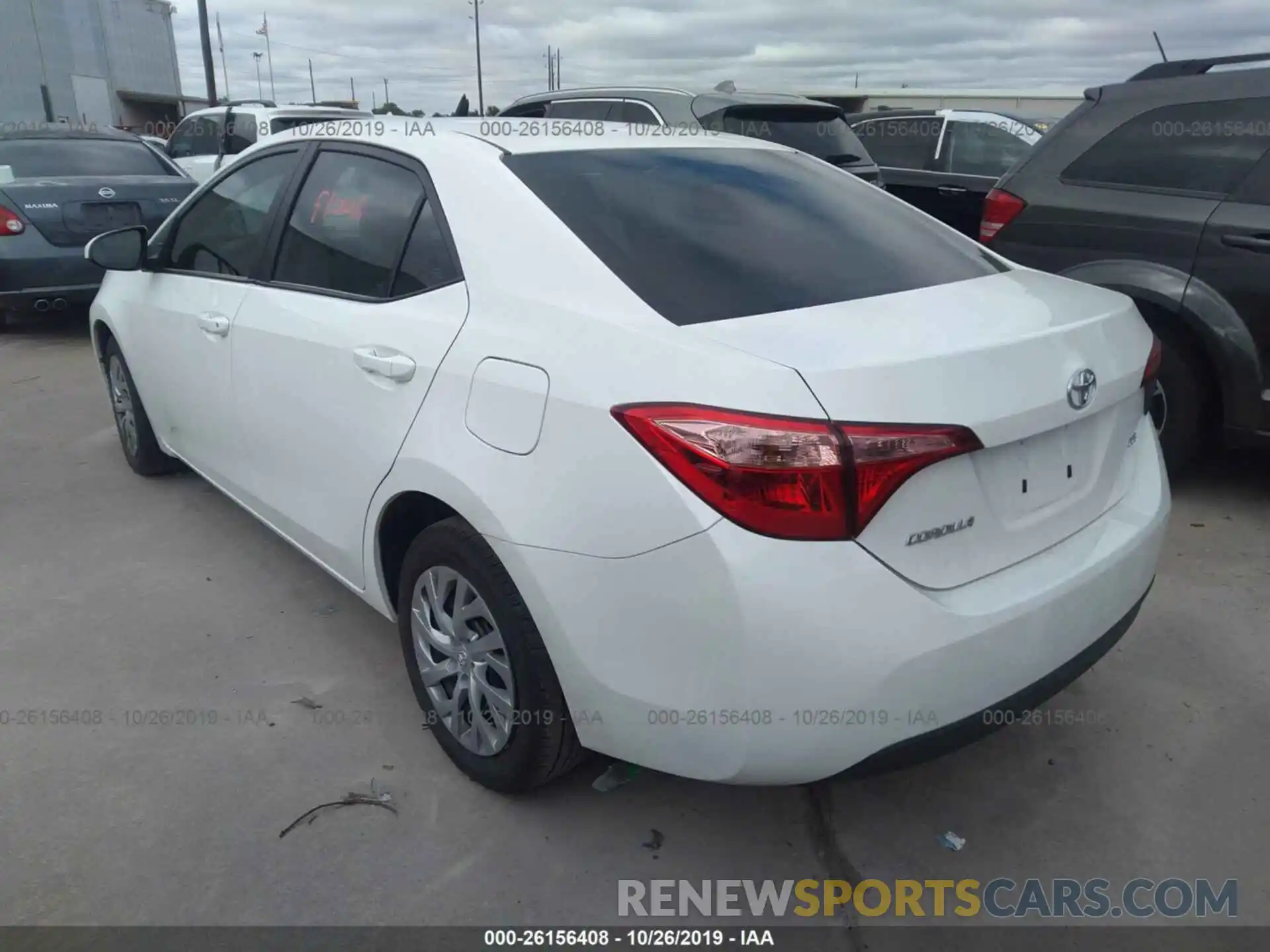 3 Photograph of a damaged car 2T1BURHE6KC229342 TOYOTA COROLLA 2019