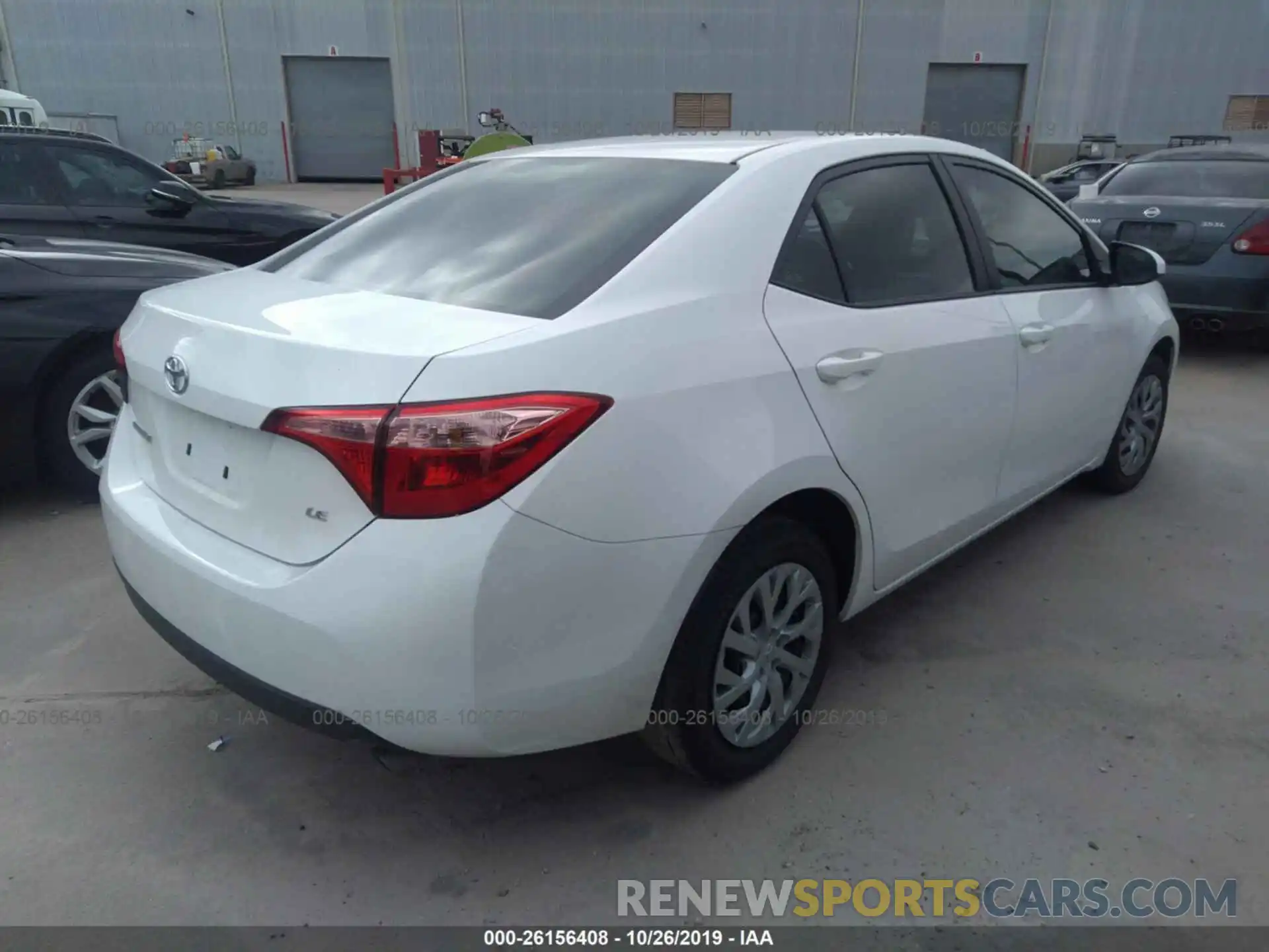 4 Photograph of a damaged car 2T1BURHE6KC229342 TOYOTA COROLLA 2019