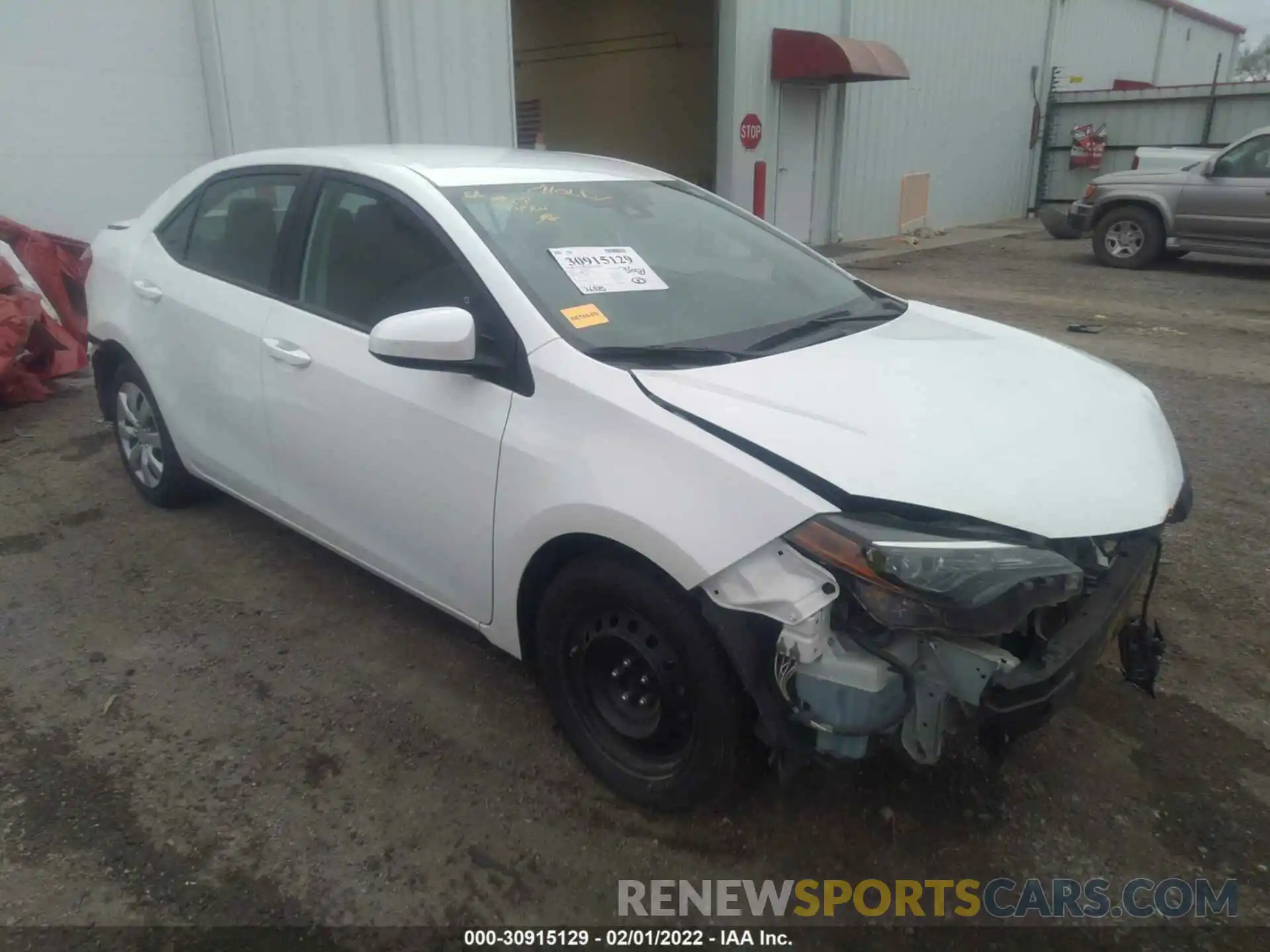 1 Photograph of a damaged car 2T1BURHE6KC230197 TOYOTA COROLLA 2019