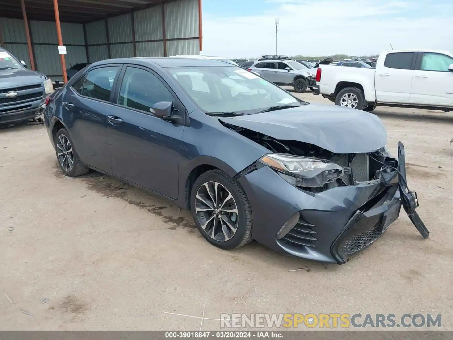 6 Photograph of a damaged car 2T1BURHE6KC232094 TOYOTA COROLLA 2019