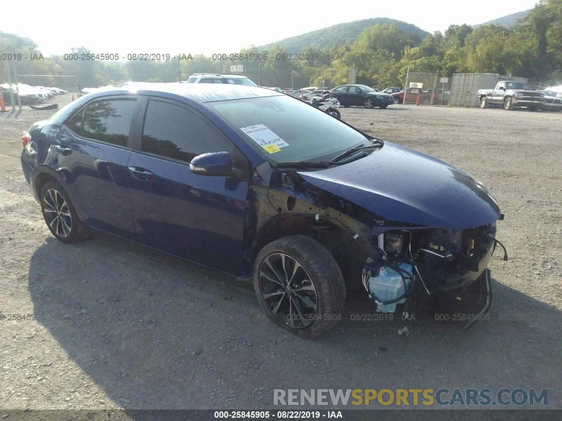 1 Photograph of a damaged car 2T1BURHE6KC232256 TOYOTA COROLLA 2019