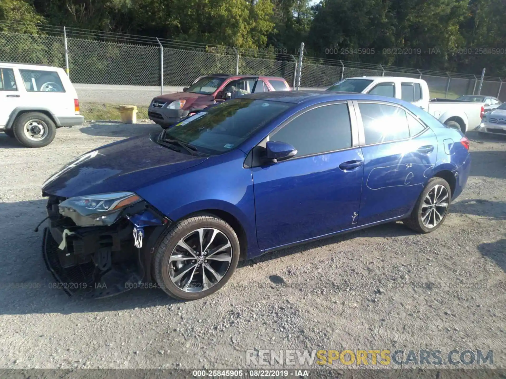 2 Photograph of a damaged car 2T1BURHE6KC232256 TOYOTA COROLLA 2019