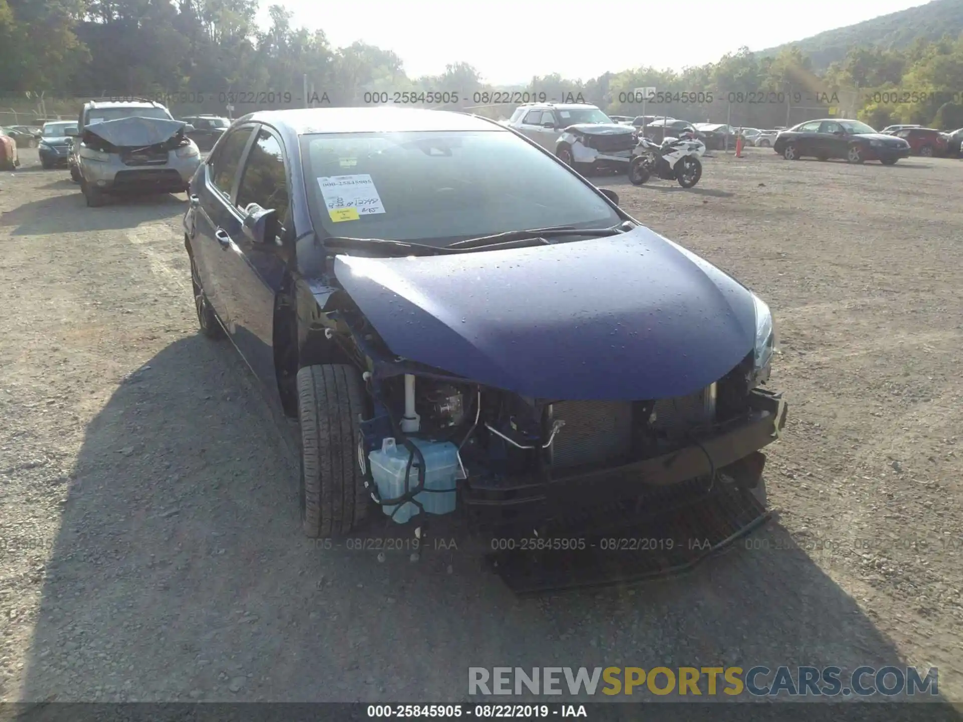 6 Photograph of a damaged car 2T1BURHE6KC232256 TOYOTA COROLLA 2019