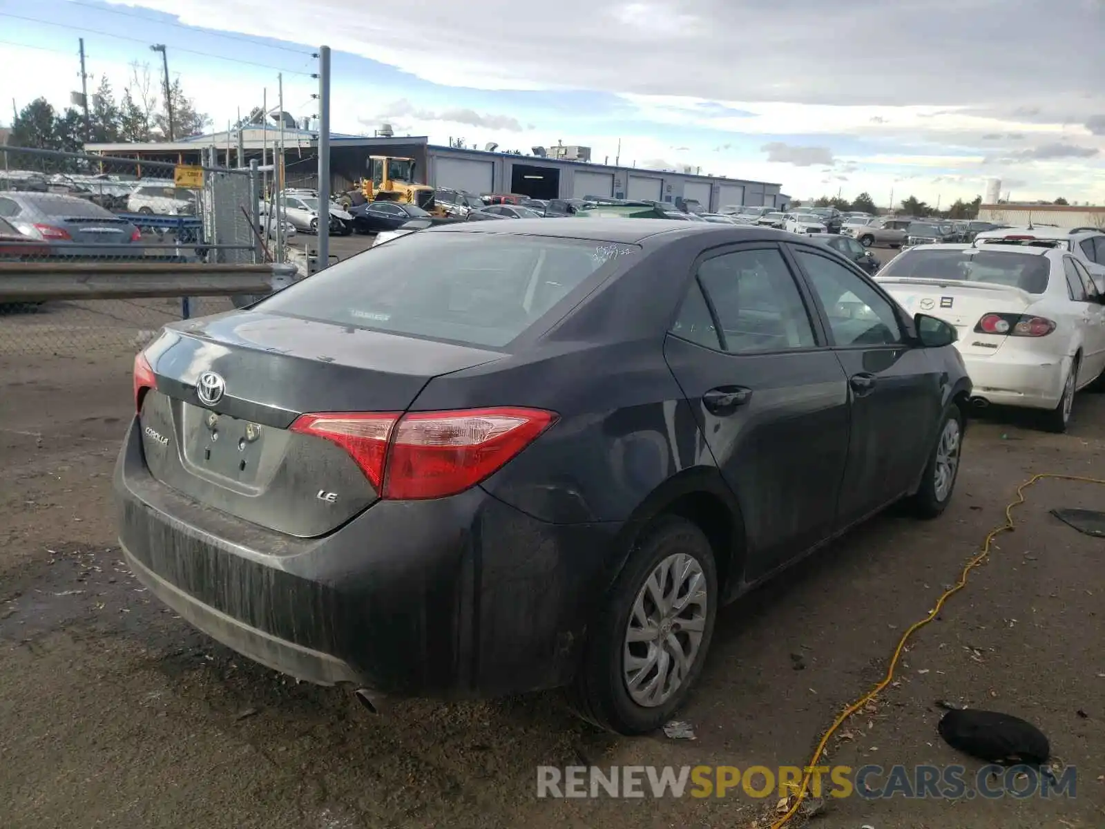 4 Photograph of a damaged car 2T1BURHE6KC233276 TOYOTA COROLLA 2019