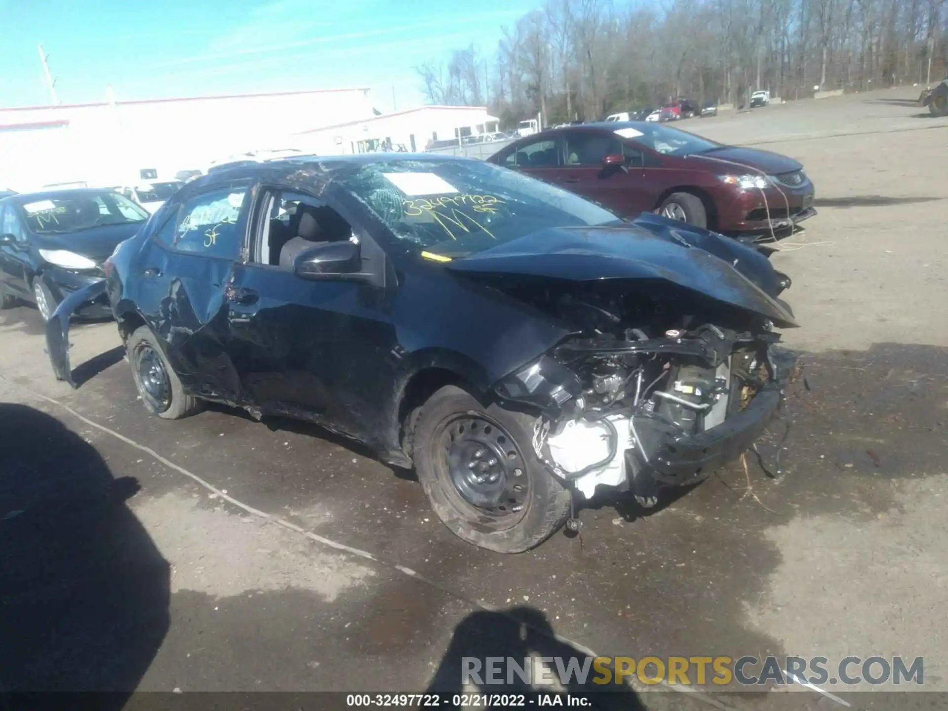 1 Photograph of a damaged car 2T1BURHE6KC234489 TOYOTA COROLLA 2019