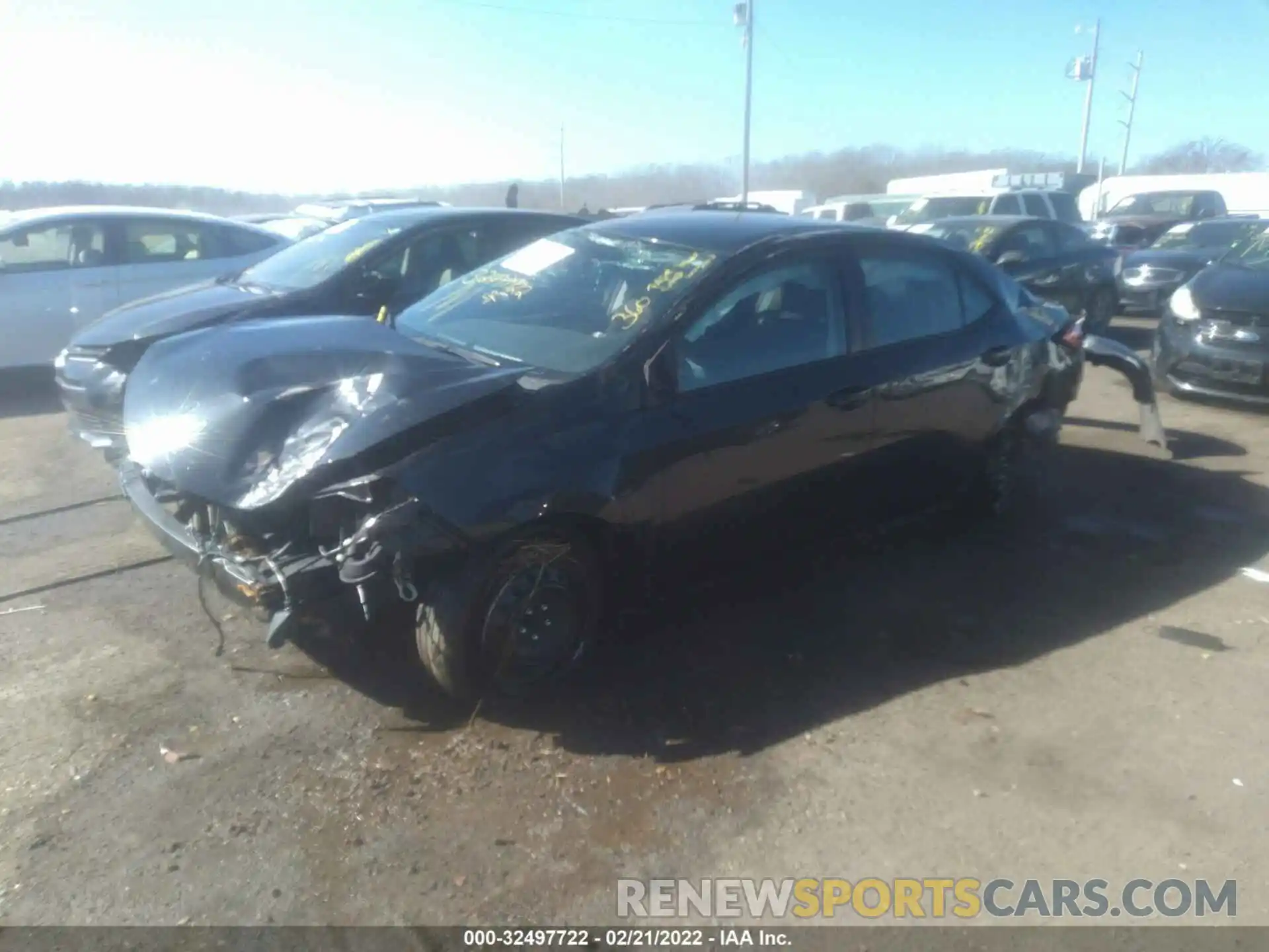 2 Photograph of a damaged car 2T1BURHE6KC234489 TOYOTA COROLLA 2019