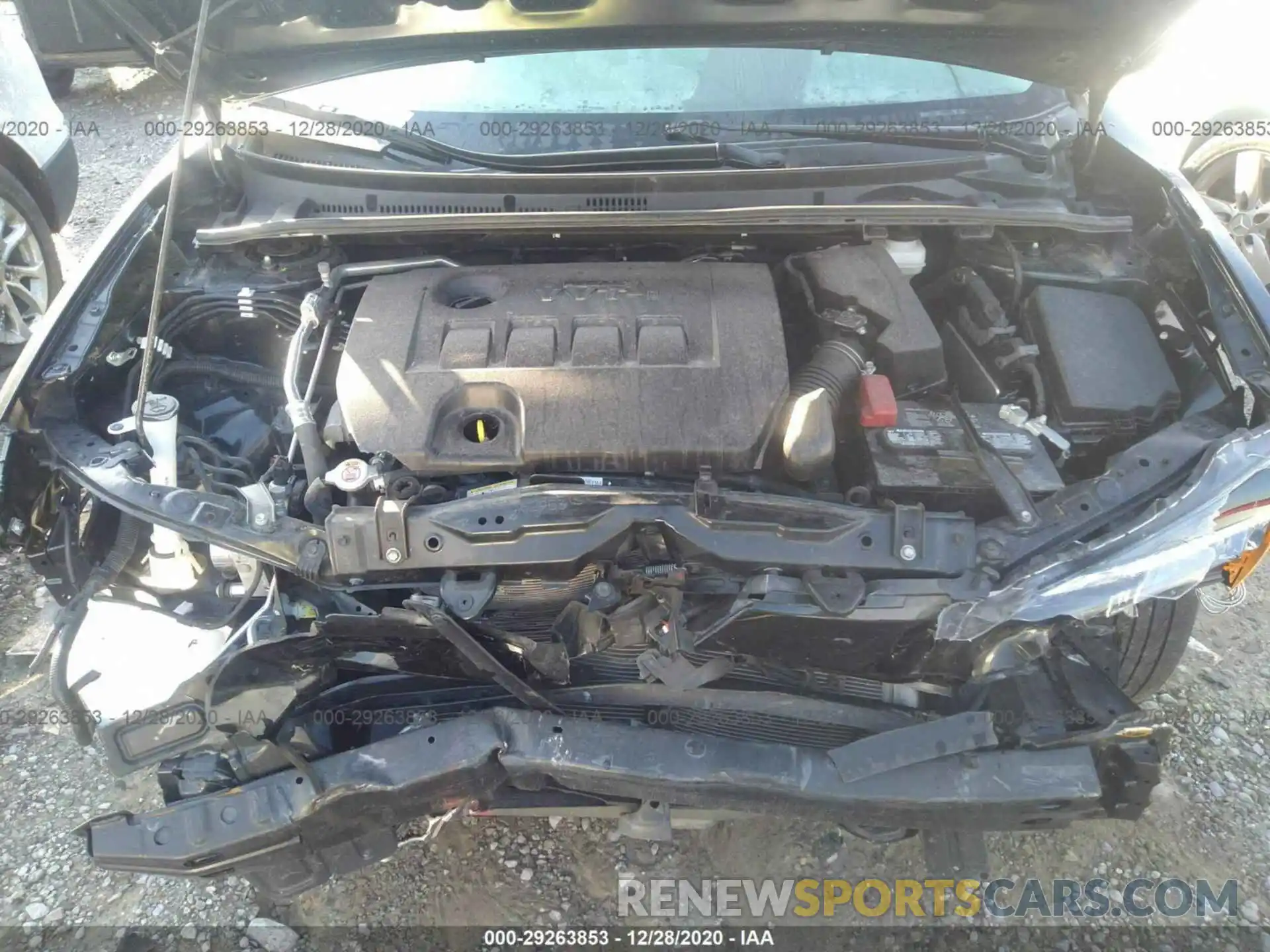 10 Photograph of a damaged car 2T1BURHE6KC234721 TOYOTA COROLLA 2019