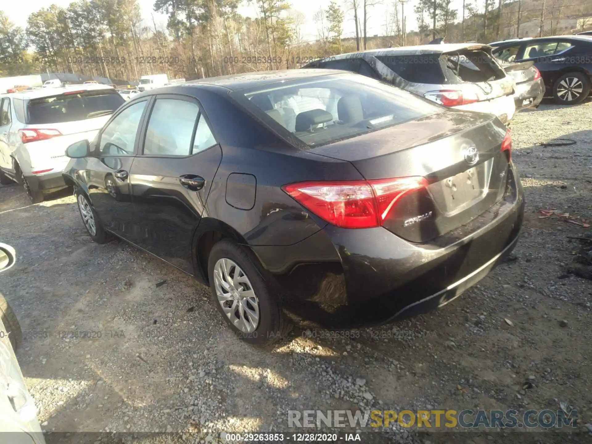 3 Photograph of a damaged car 2T1BURHE6KC234721 TOYOTA COROLLA 2019