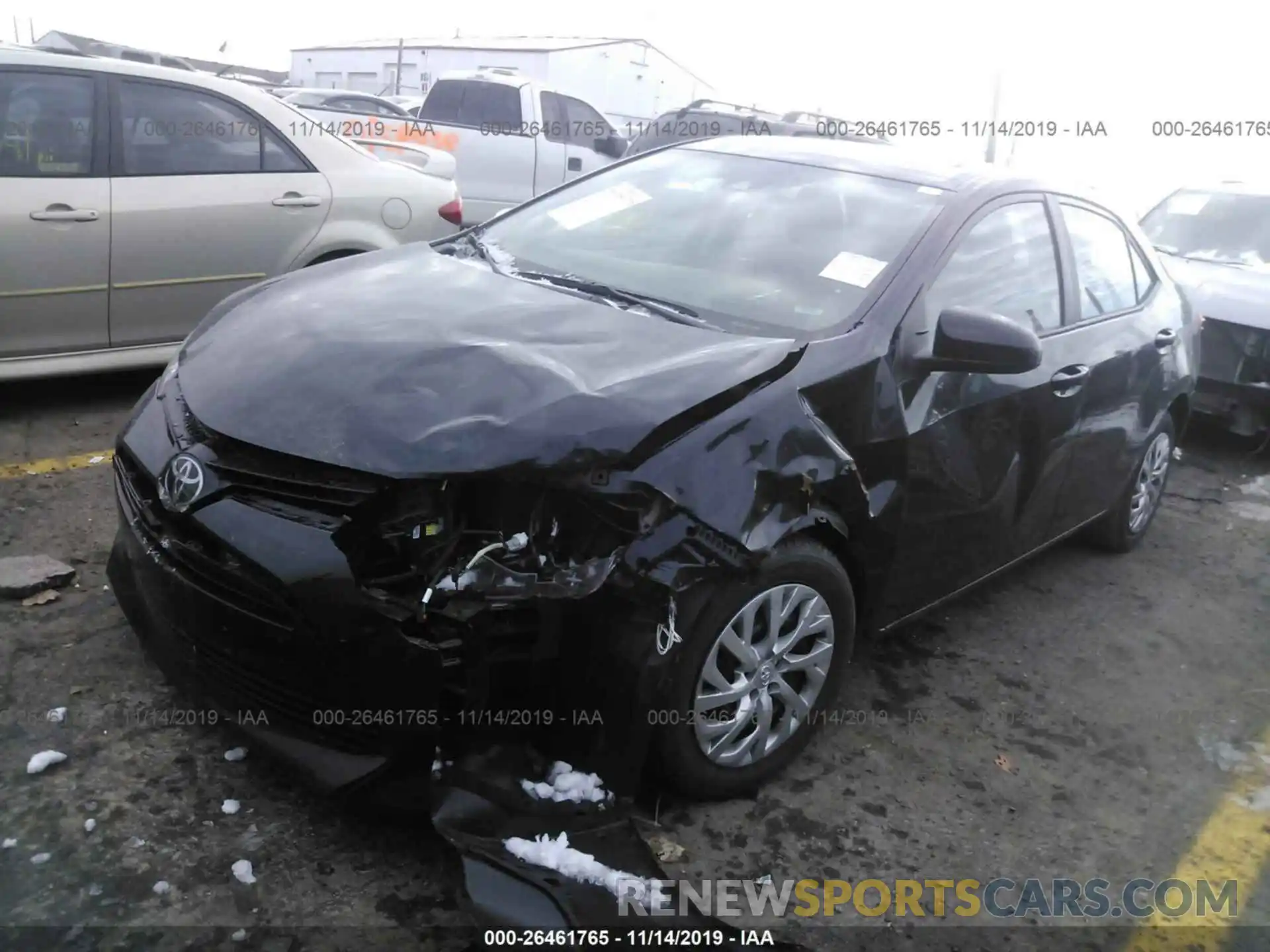 2 Photograph of a damaged car 2T1BURHE6KC234833 TOYOTA COROLLA 2019