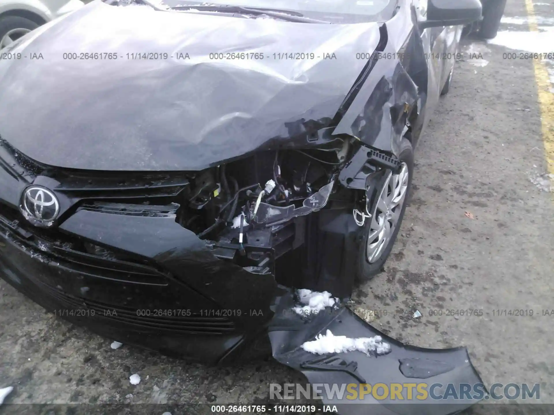 6 Photograph of a damaged car 2T1BURHE6KC234833 TOYOTA COROLLA 2019