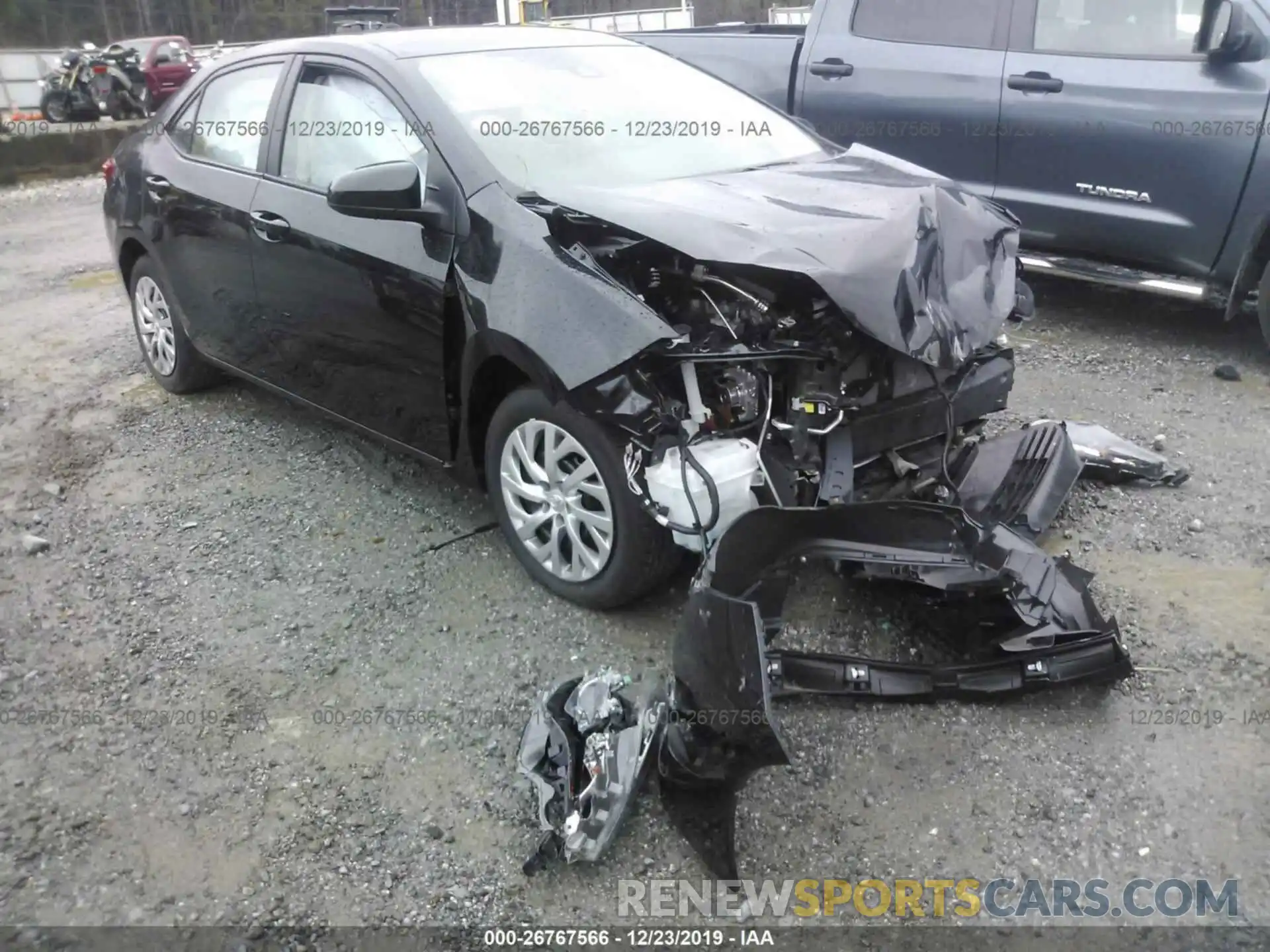 1 Photograph of a damaged car 2T1BURHE6KC235237 TOYOTA COROLLA 2019