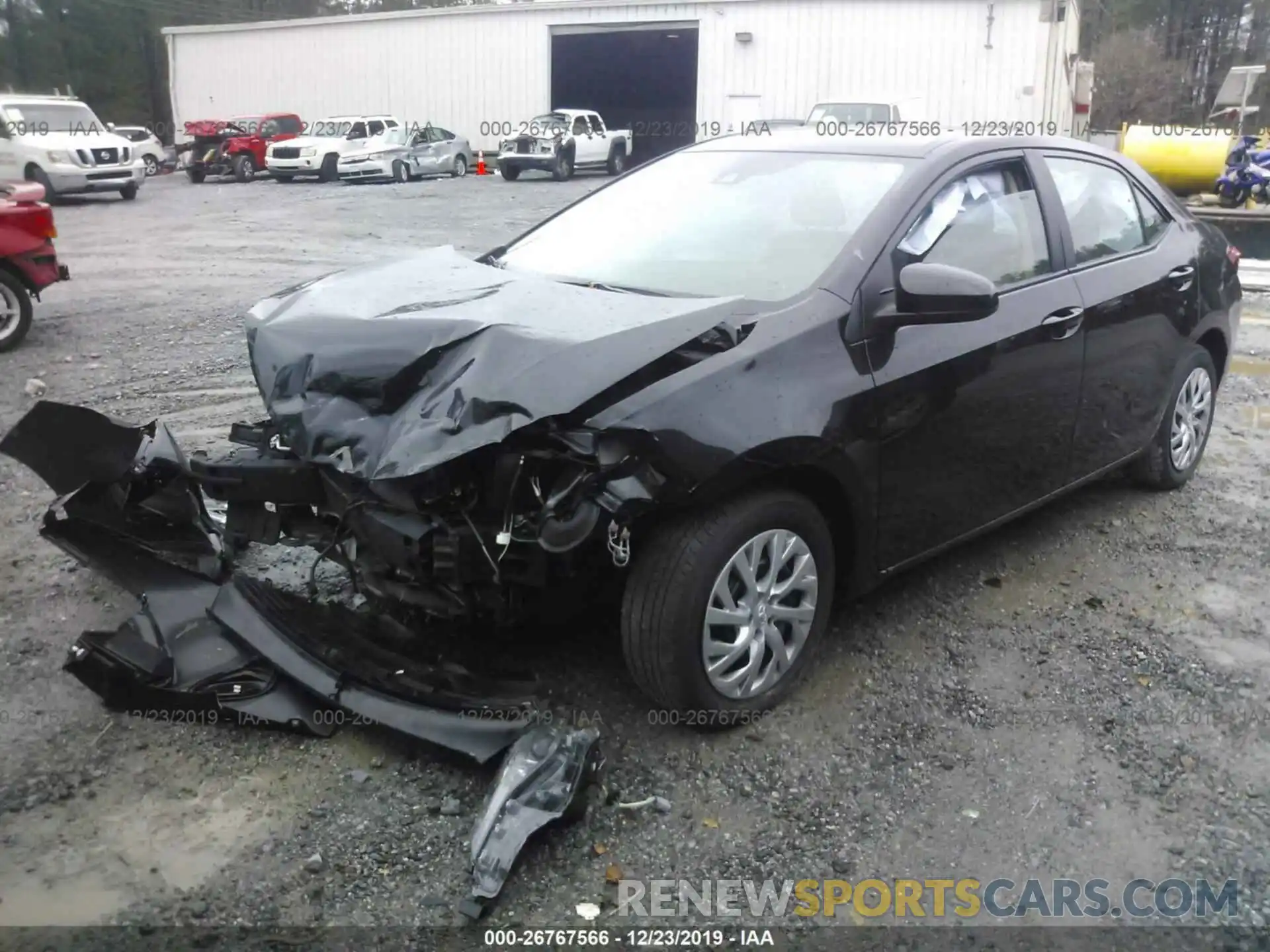 2 Photograph of a damaged car 2T1BURHE6KC235237 TOYOTA COROLLA 2019