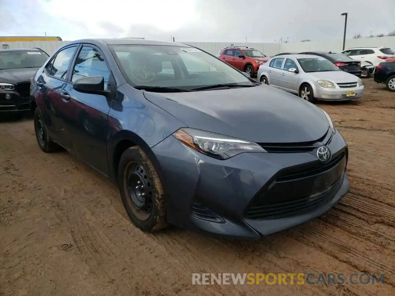 1 Photograph of a damaged car 2T1BURHE6KC235545 TOYOTA COROLLA 2019