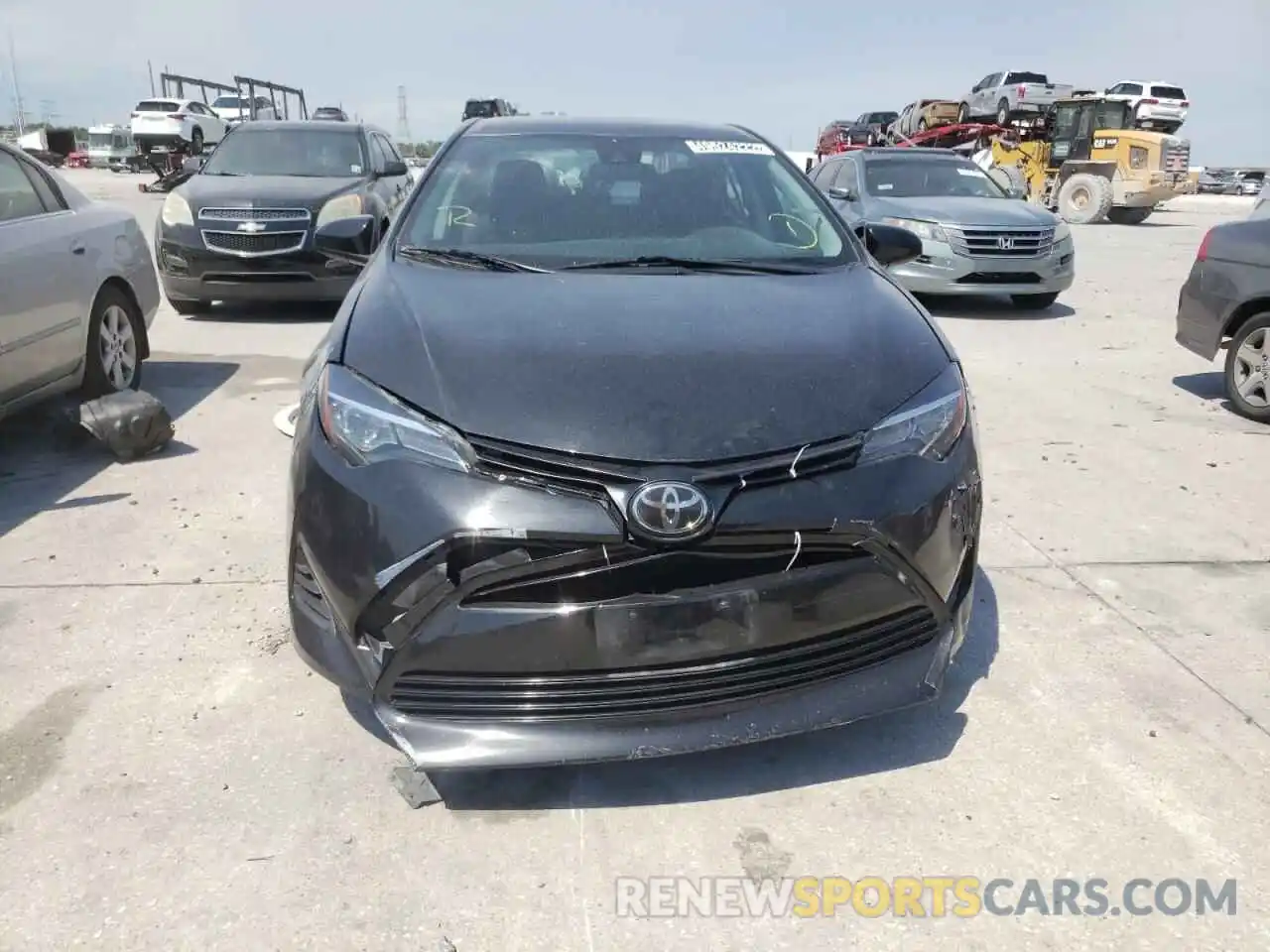 9 Photograph of a damaged car 2T1BURHE6KC235884 TOYOTA COROLLA 2019