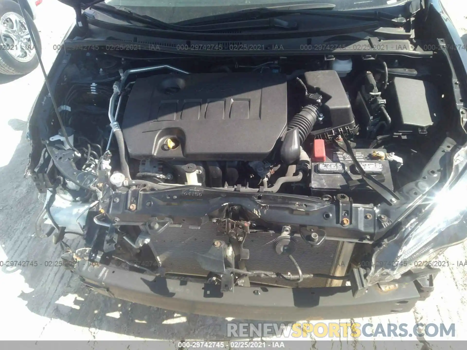 10 Фотография поврежденного автомобиля 2T1BURHE6KC235917 TOYOTA COROLLA 2019