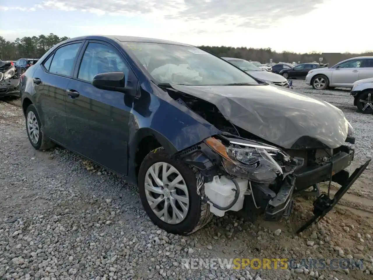 1 Photograph of a damaged car 2T1BURHE6KC236291 TOYOTA COROLLA 2019