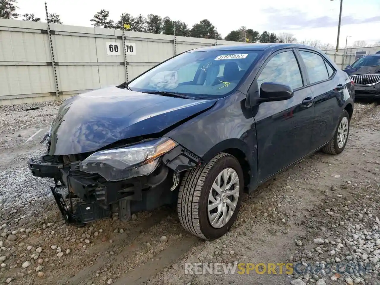 2 Photograph of a damaged car 2T1BURHE6KC236291 TOYOTA COROLLA 2019