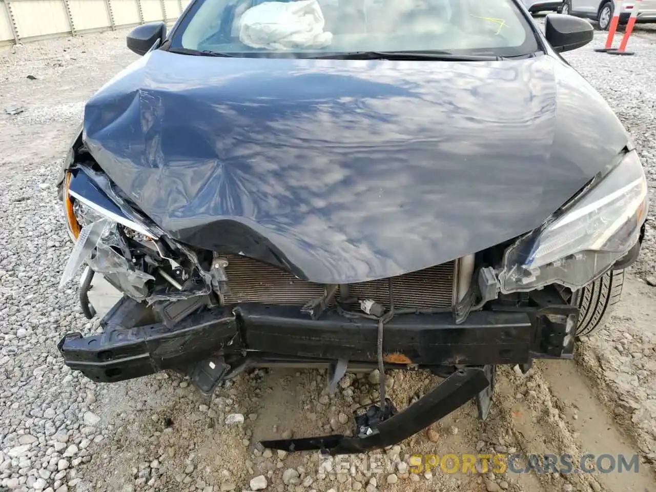 7 Photograph of a damaged car 2T1BURHE6KC236291 TOYOTA COROLLA 2019