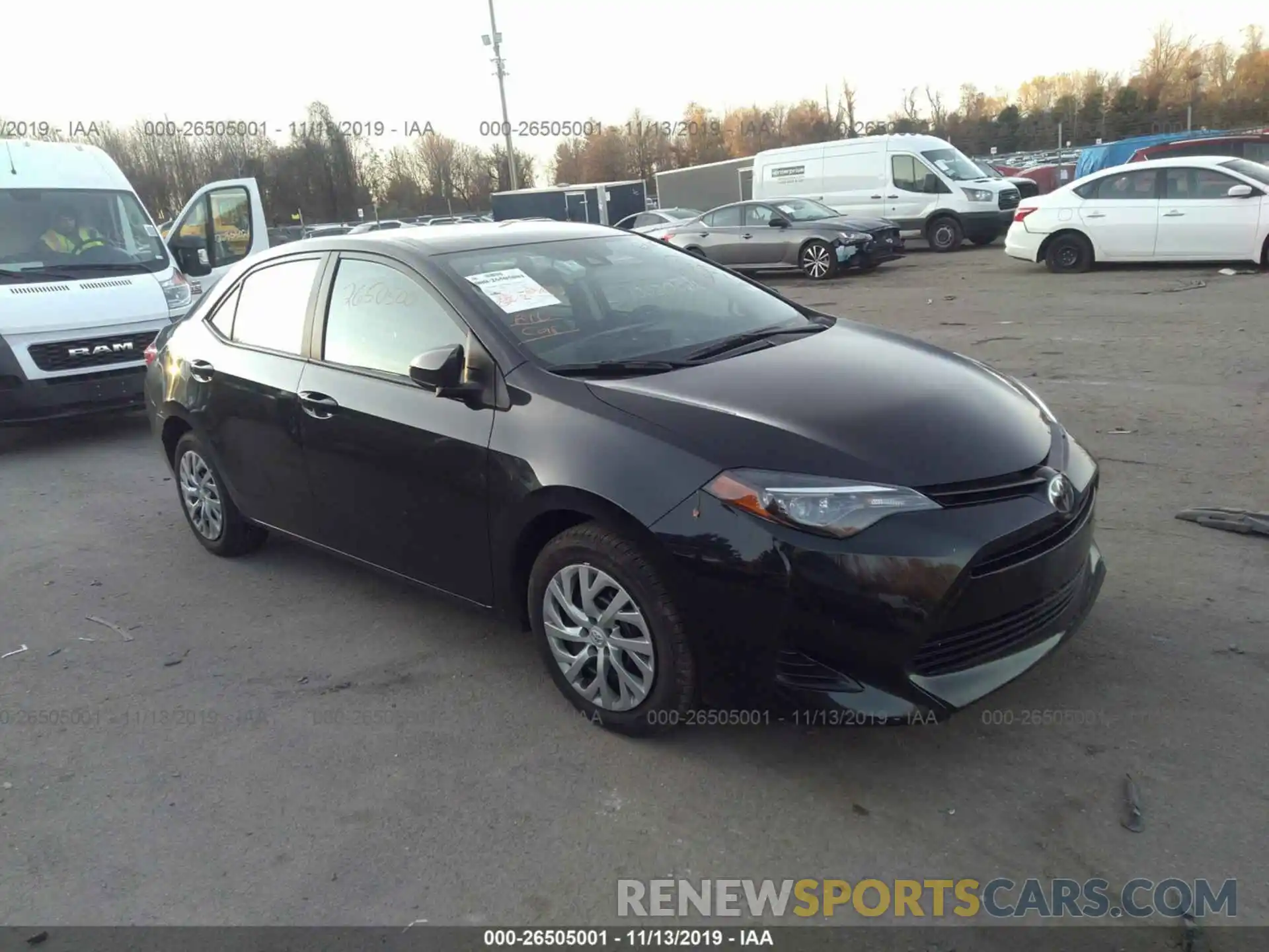 1 Photograph of a damaged car 2T1BURHE6KC236727 TOYOTA COROLLA 2019