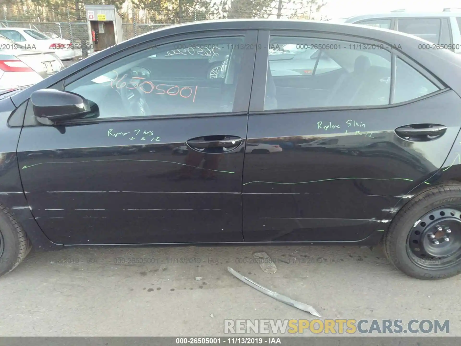 6 Photograph of a damaged car 2T1BURHE6KC236727 TOYOTA COROLLA 2019