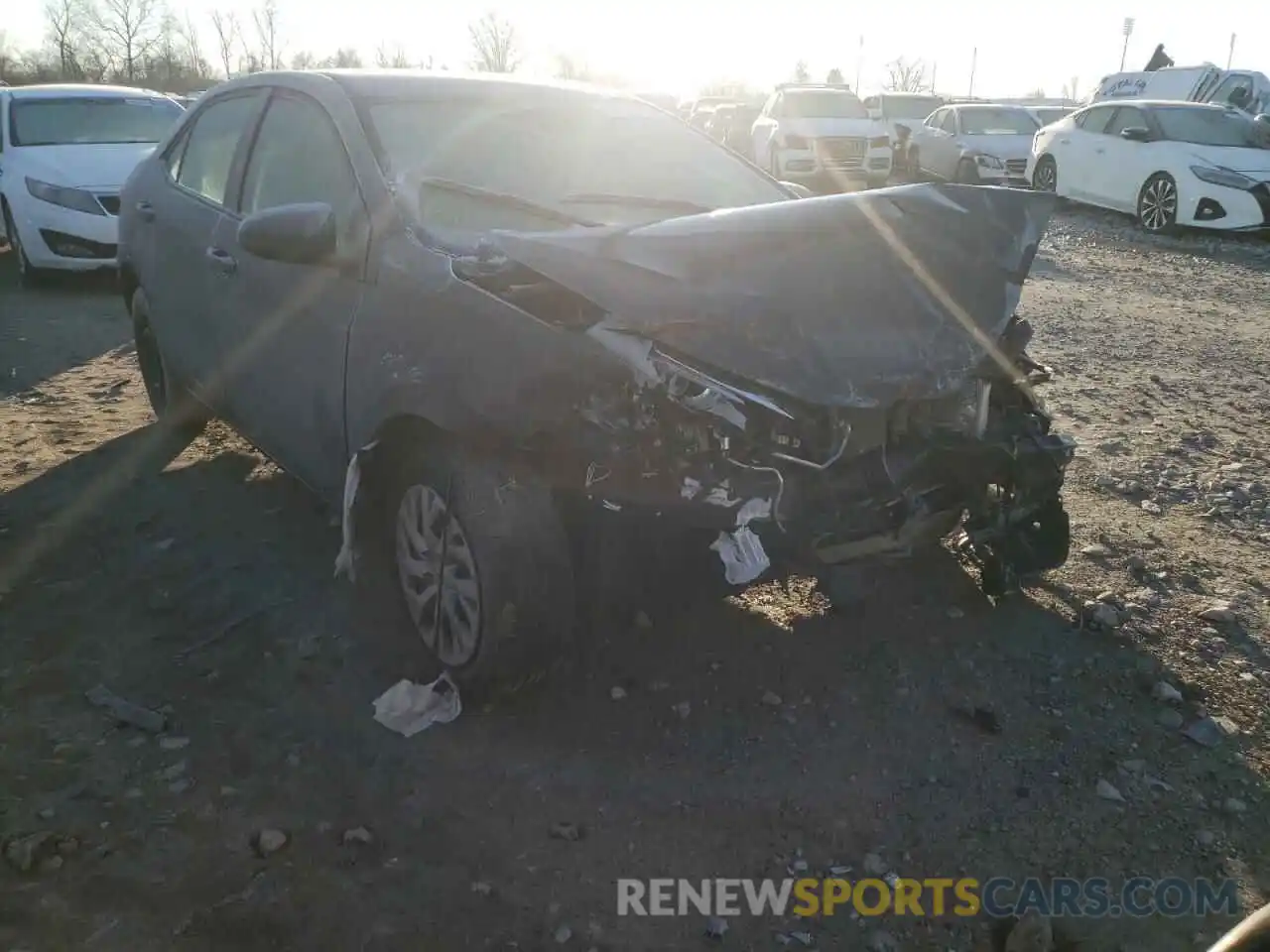 1 Photograph of a damaged car 2T1BURHE6KC236758 TOYOTA COROLLA 2019