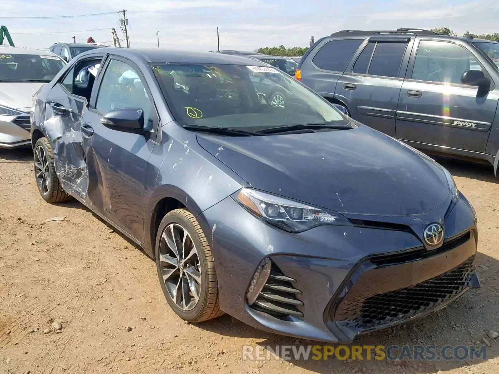 1 Photograph of a damaged car 2T1BURHE6KC238123 TOYOTA COROLLA 2019