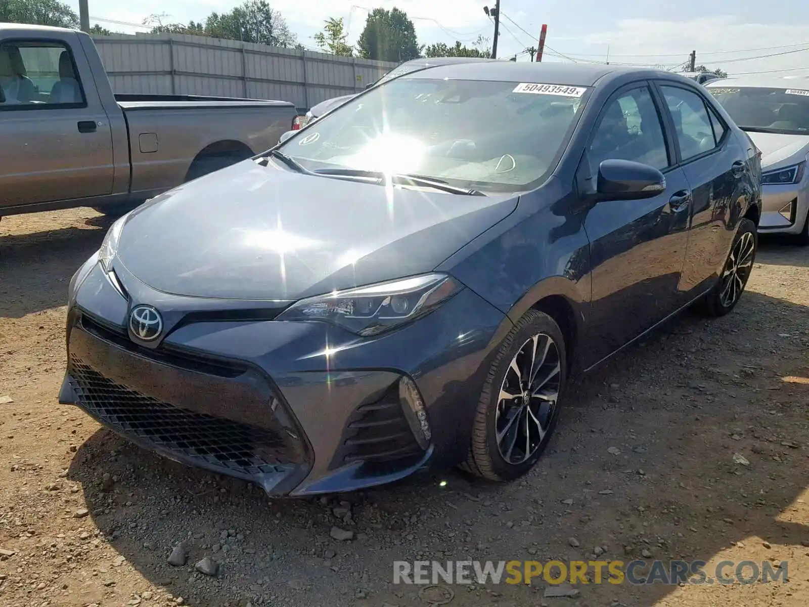 2 Photograph of a damaged car 2T1BURHE6KC238123 TOYOTA COROLLA 2019