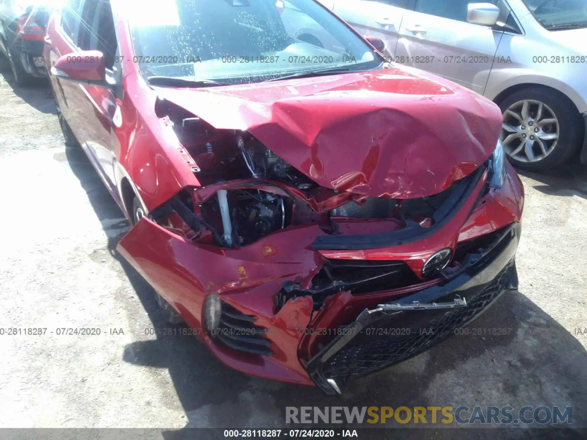 6 Photograph of a damaged car 2T1BURHE6KC238767 TOYOTA COROLLA 2019