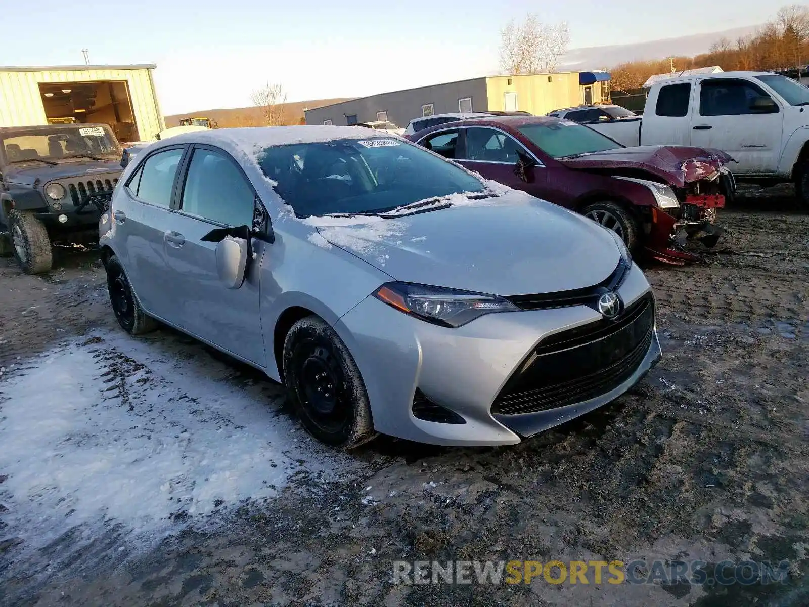 1 Photograph of a damaged car 2T1BURHE6KC238963 TOYOTA COROLLA 2019