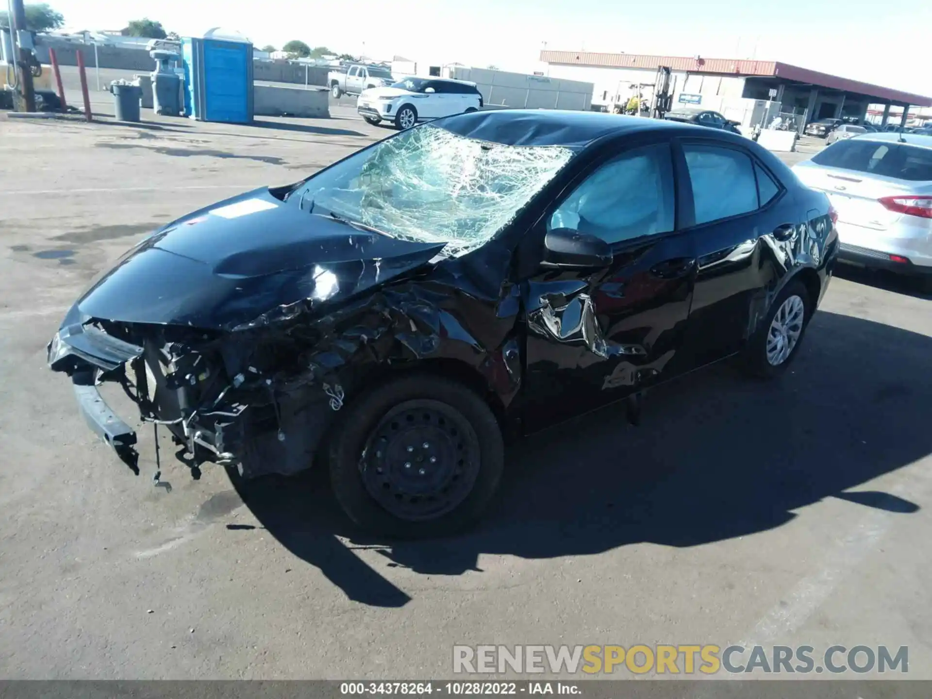 2 Photograph of a damaged car 2T1BURHE6KC239854 TOYOTA COROLLA 2019