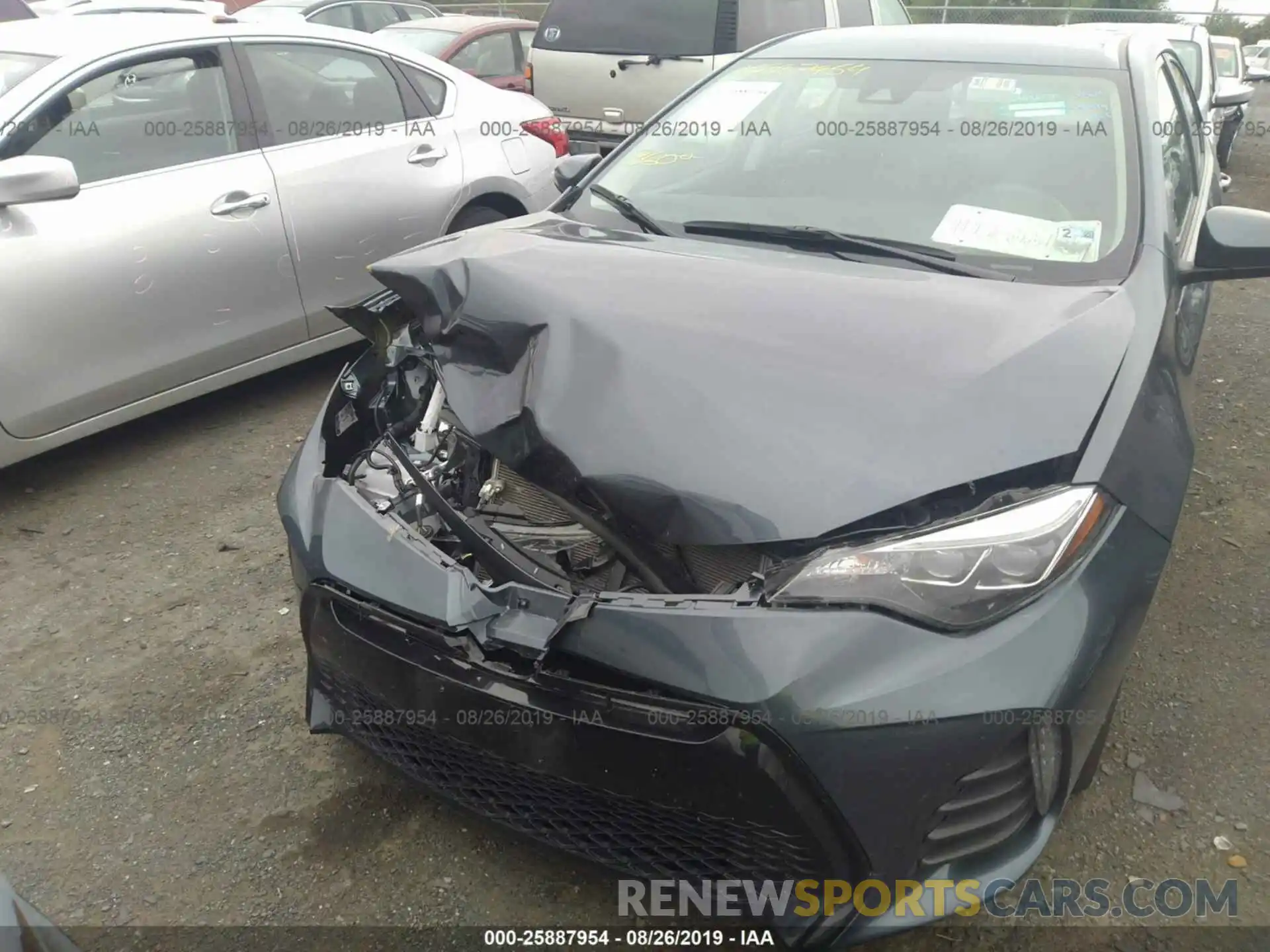 6 Photograph of a damaged car 2T1BURHE6KC240020 TOYOTA COROLLA 2019