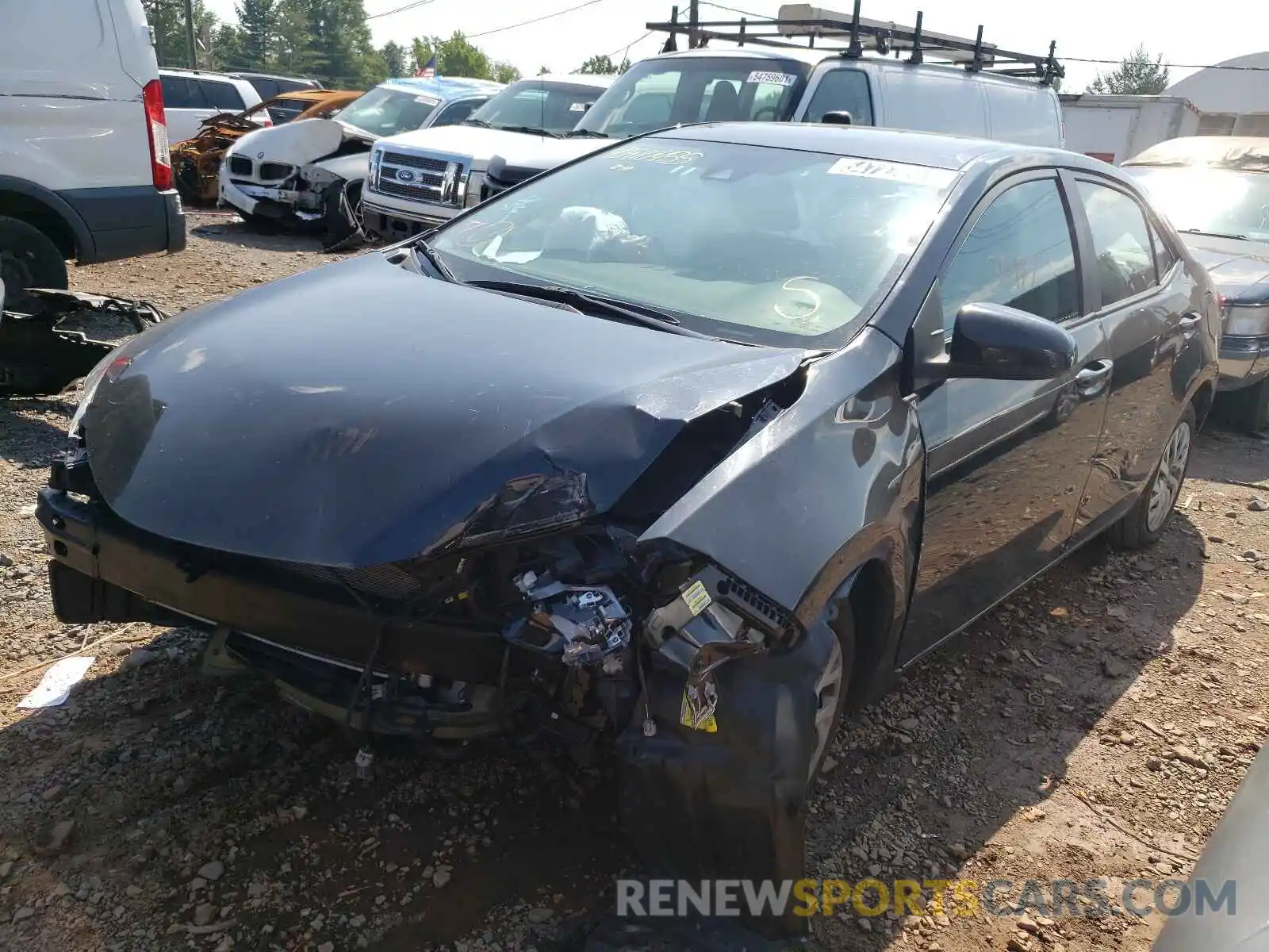 2 Photograph of a damaged car 2T1BURHE6KC240180 TOYOTA COROLLA 2019