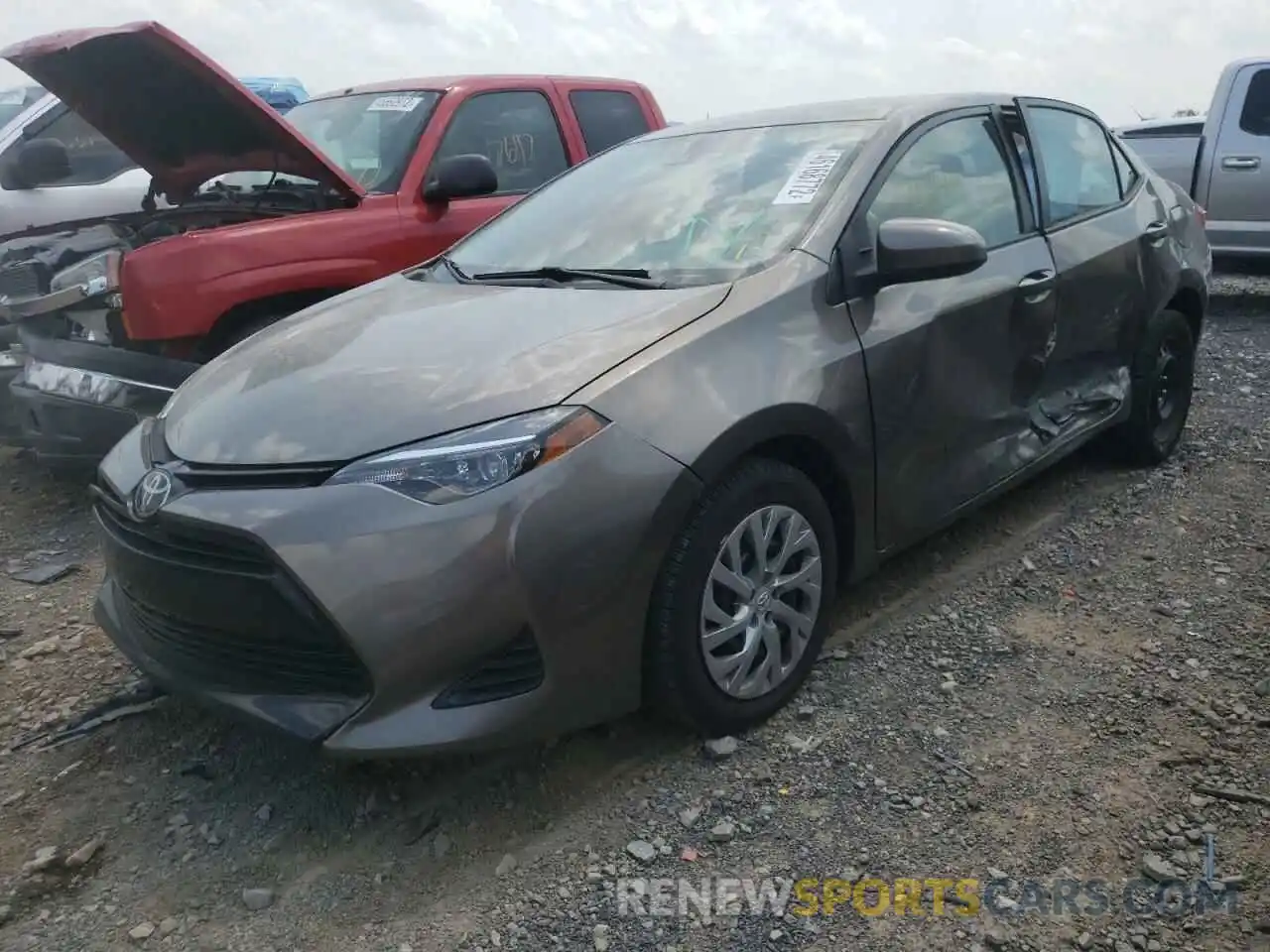 2 Photograph of a damaged car 2T1BURHE6KC240423 TOYOTA COROLLA 2019