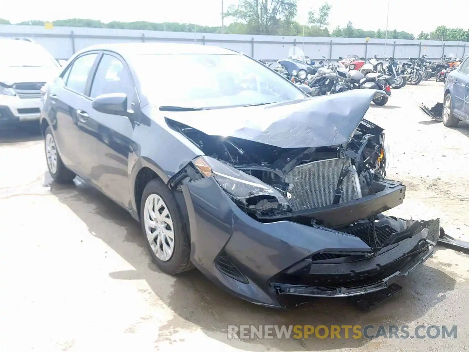 1 Photograph of a damaged car 2T1BURHE6KC240518 TOYOTA COROLLA 2019