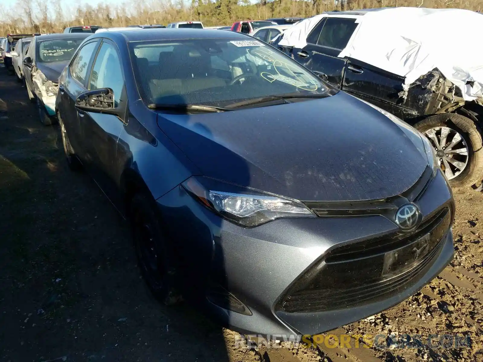 1 Photograph of a damaged car 2T1BURHE6KC240809 TOYOTA COROLLA 2019