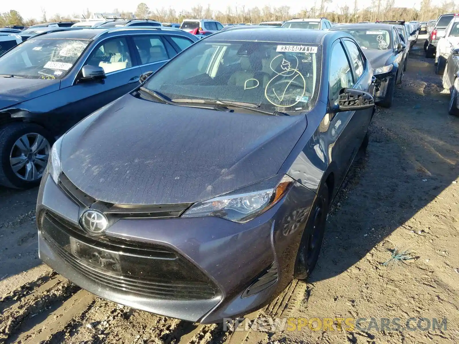 2 Photograph of a damaged car 2T1BURHE6KC240809 TOYOTA COROLLA 2019