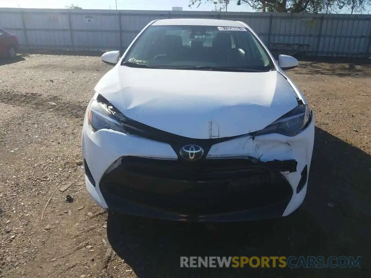 7 Photograph of a damaged car 2T1BURHE6KC240843 TOYOTA COROLLA 2019