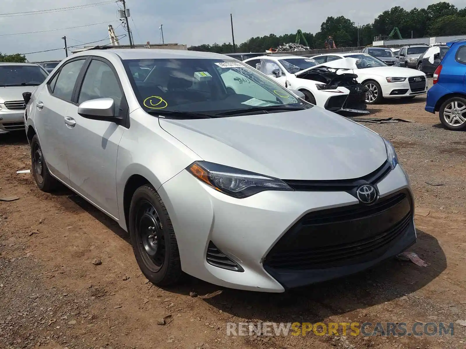 1 Photograph of a damaged car 2T1BURHE6KC240857 TOYOTA COROLLA 2019