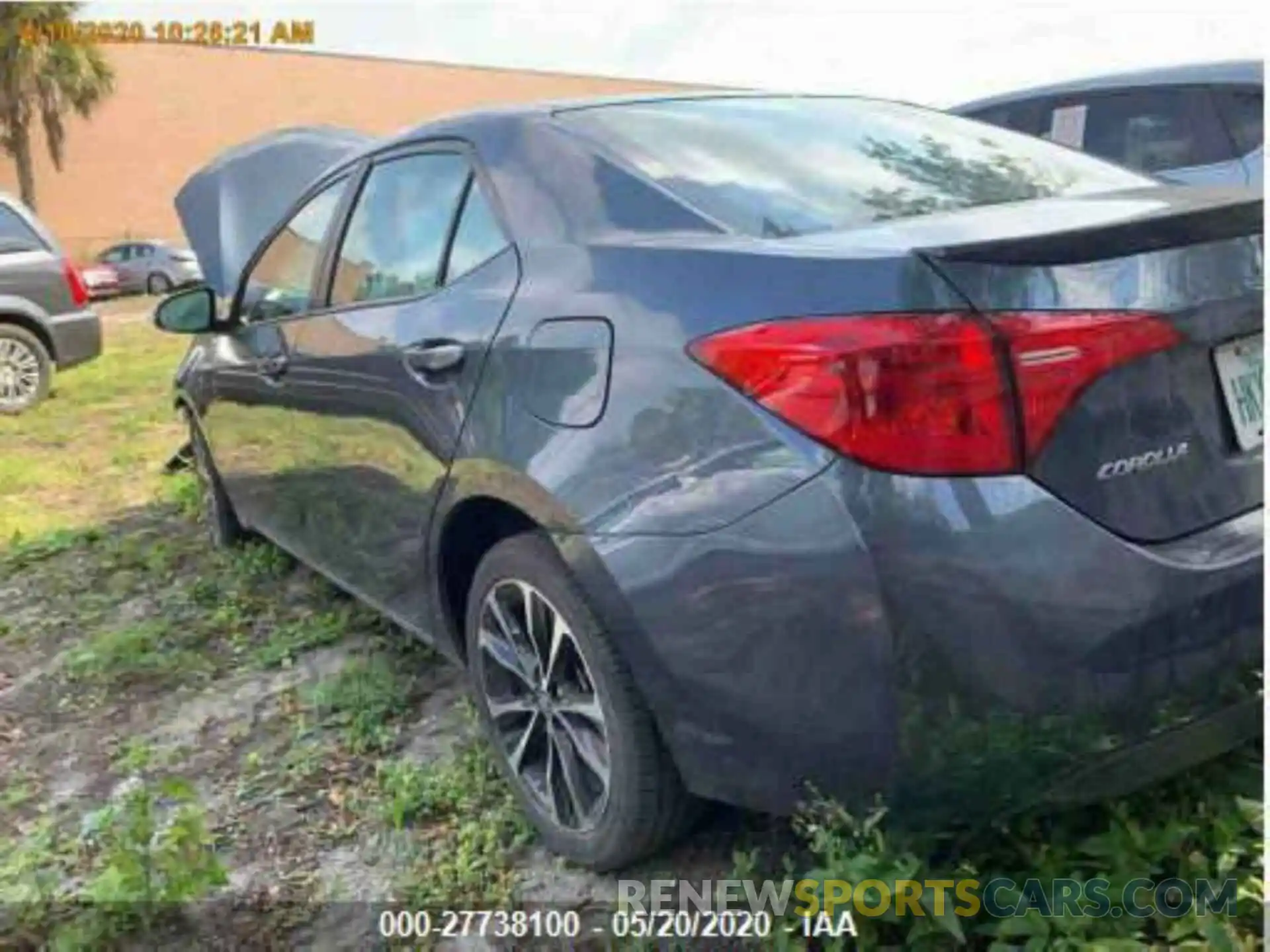 3 Photograph of a damaged car 2T1BURHE6KC241278 TOYOTA COROLLA 2019