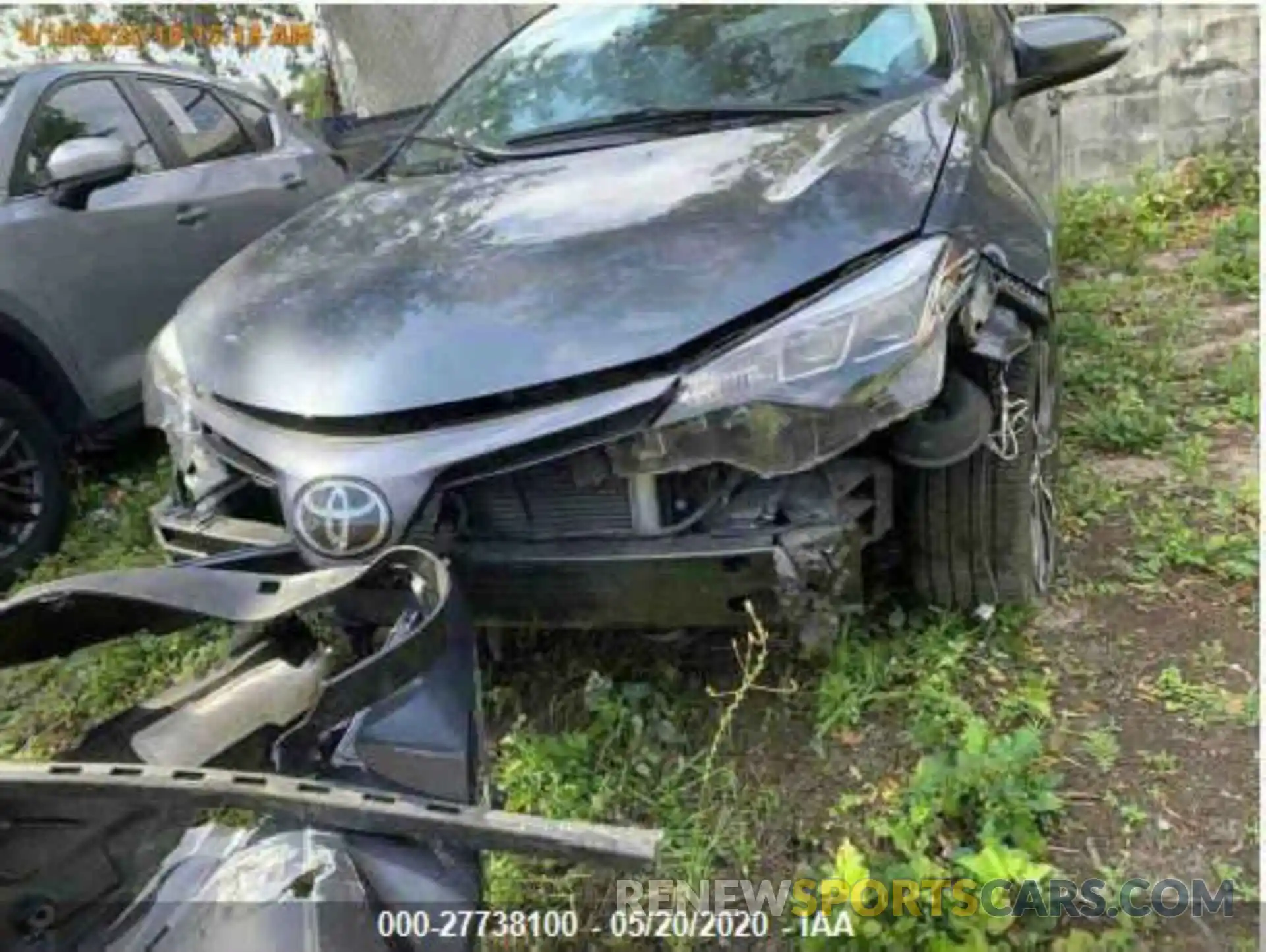 6 Photograph of a damaged car 2T1BURHE6KC241278 TOYOTA COROLLA 2019