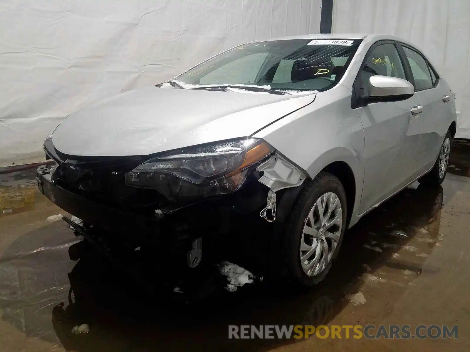 2 Photograph of a damaged car 2T1BURHE6KC241328 TOYOTA COROLLA 2019