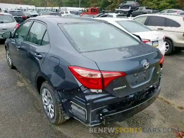 3 Photograph of a damaged car 2T1BURHE6KC241569 TOYOTA COROLLA 2019